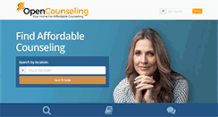 Desktop Screenshot of opencounseling.com