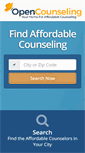 Mobile Screenshot of opencounseling.com